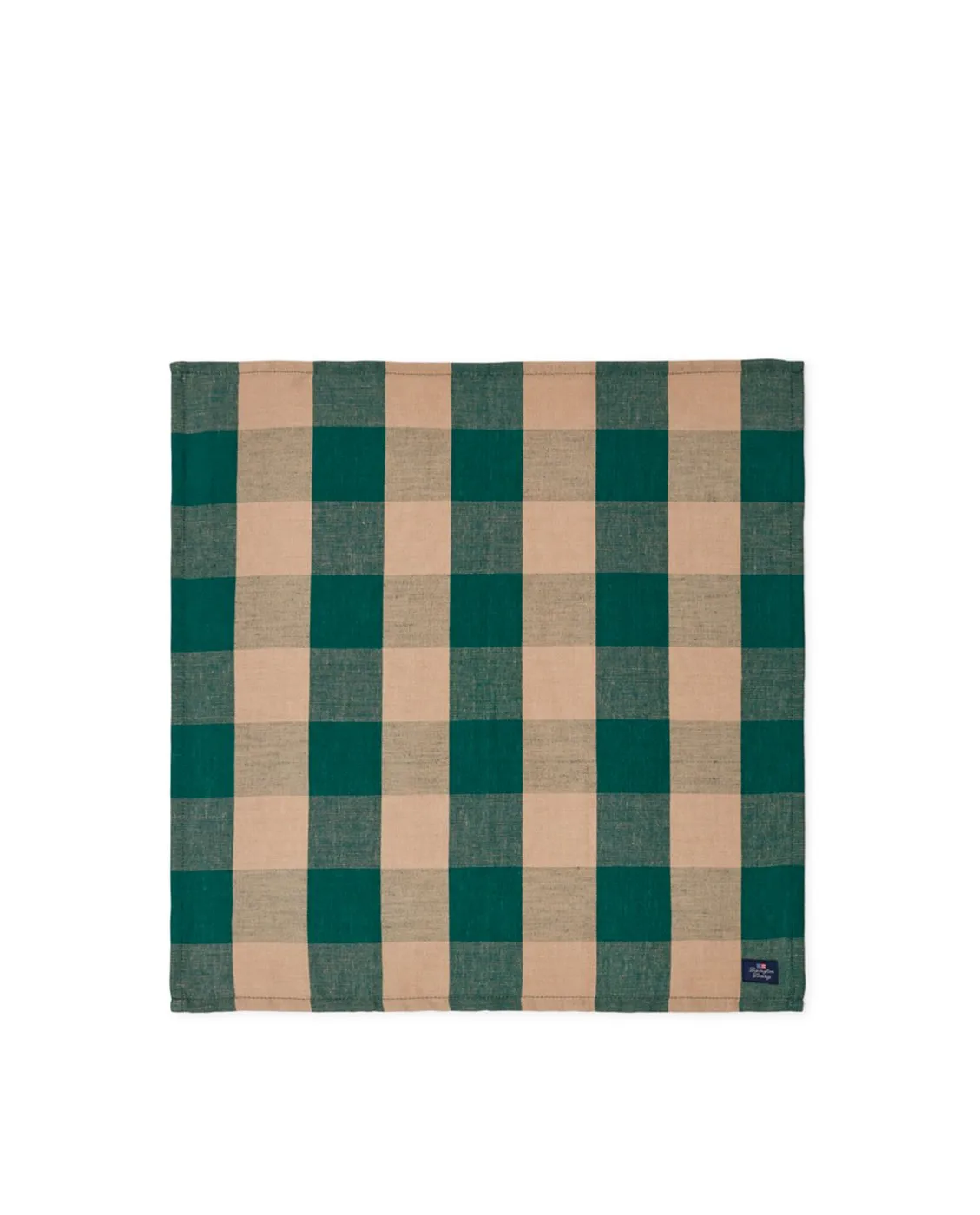Checked napkin 50x50 cm, Green Lexington