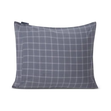 Checked Pinpoint Oxford cushion cover 50x60 cm - Dove - Lexington