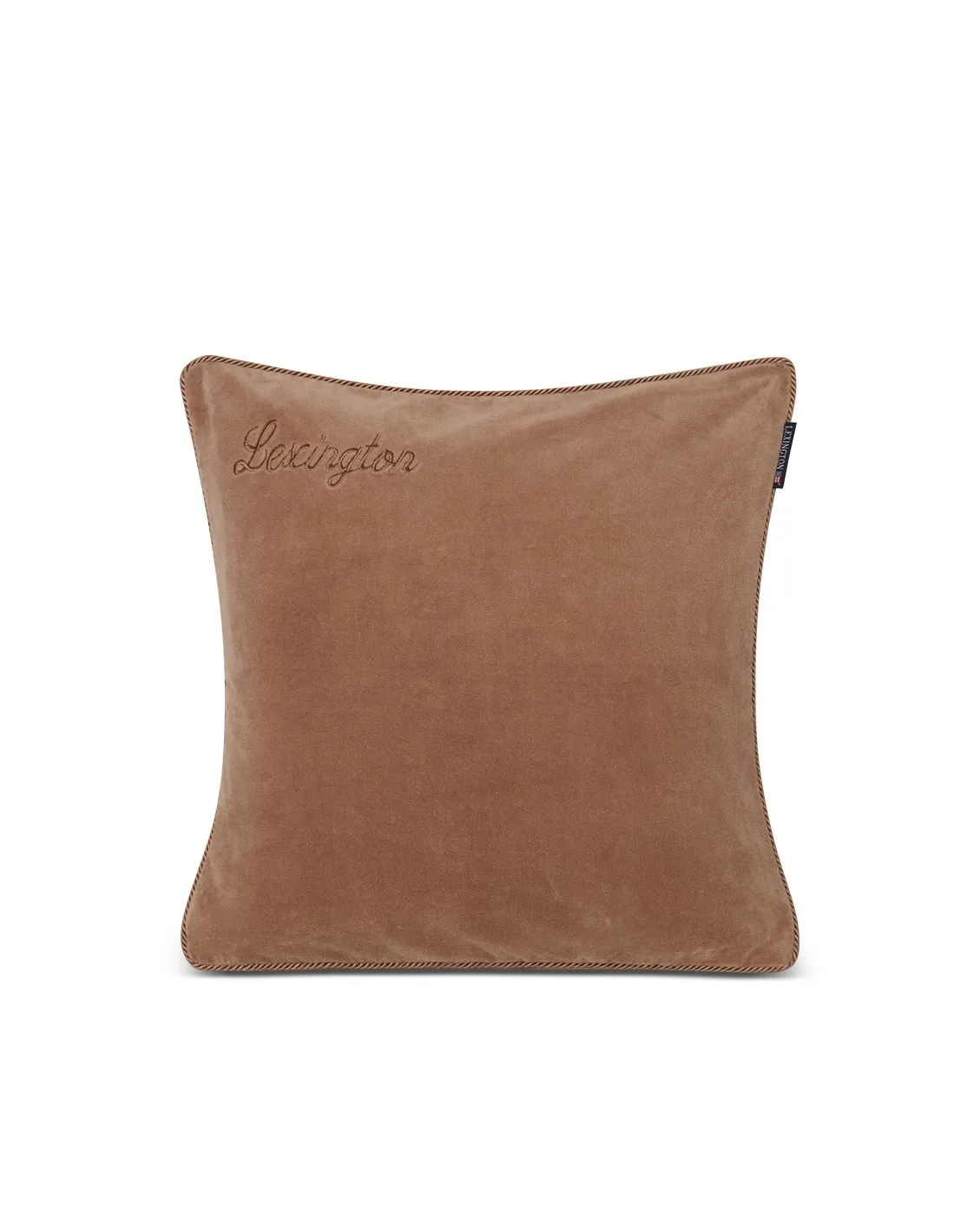 Cushion cover organic velvet 50x50 cm, Beige Lexington