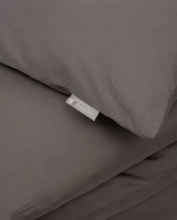 Hotel Cotton Sateen duvet cover 150x210 cm - Charcoal grey - Lexington