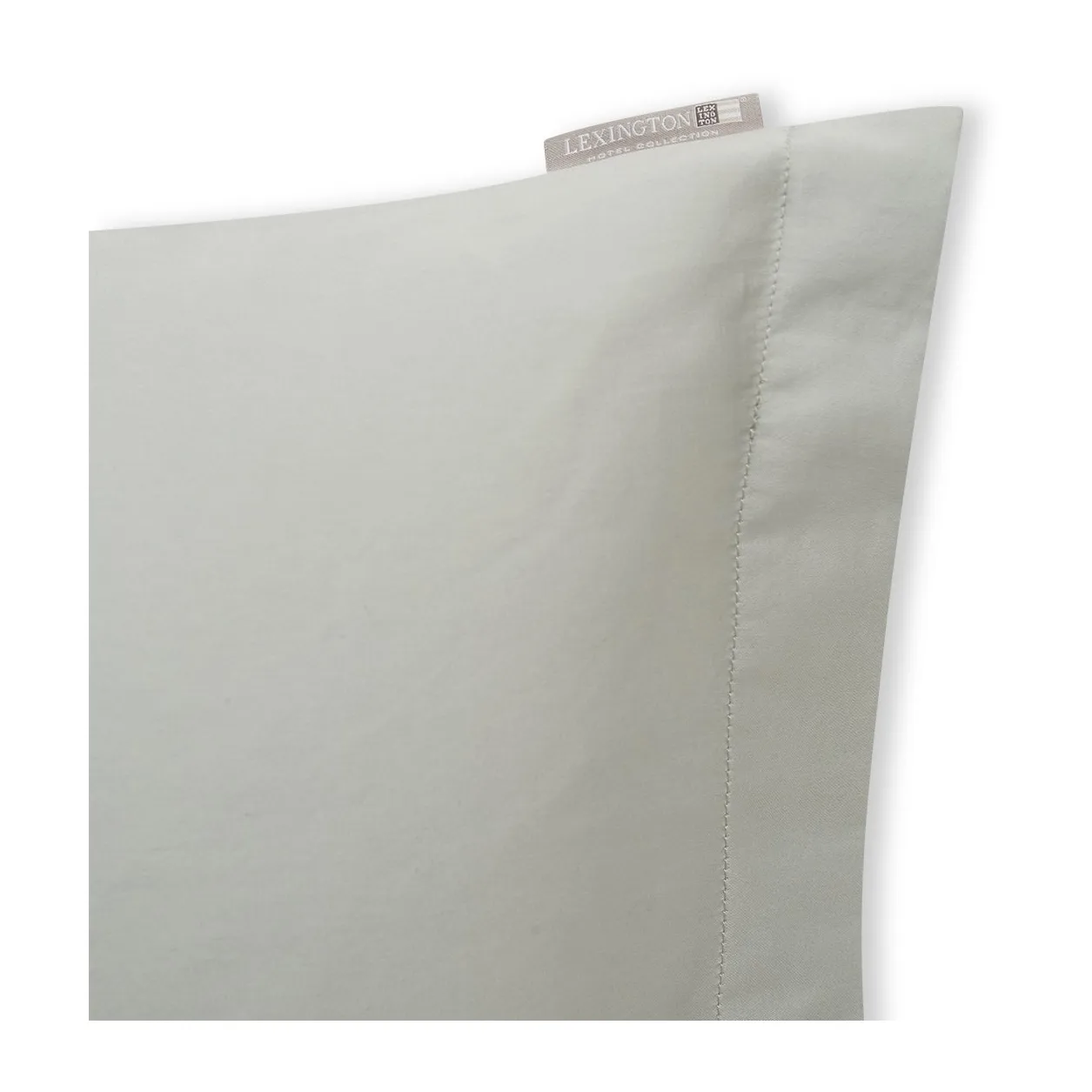 Hotel Cotton Sateen pillowcase 50x60 cm, Sage green Lexington