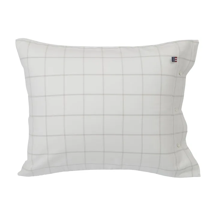 Hotel Light Flannel pillowcase 50x90 cm - White-light beige - Lexington
