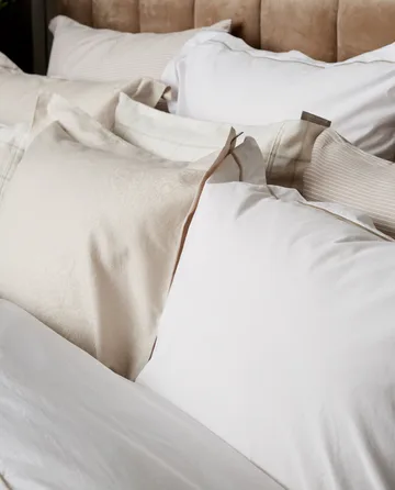 Hotel Percale pillowcase 65x65 cm - White-light beige - Lexington