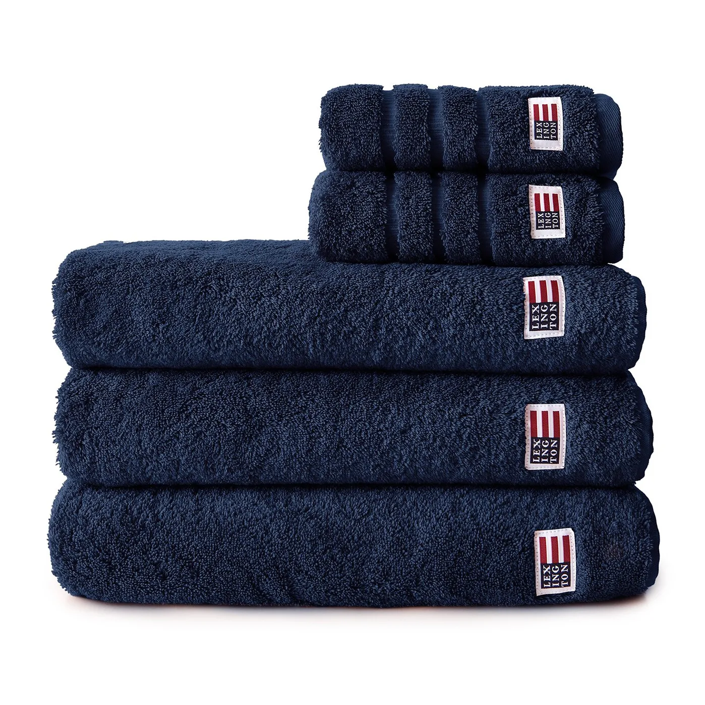 Icons Original towel 30x30 cm, navy Lexington