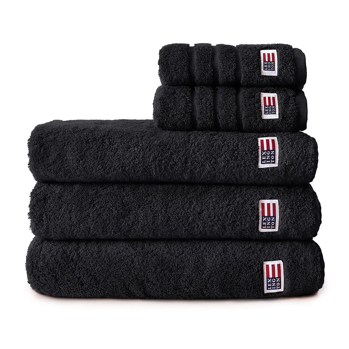 Icons Original towel 50x70 cm, black Lexington
