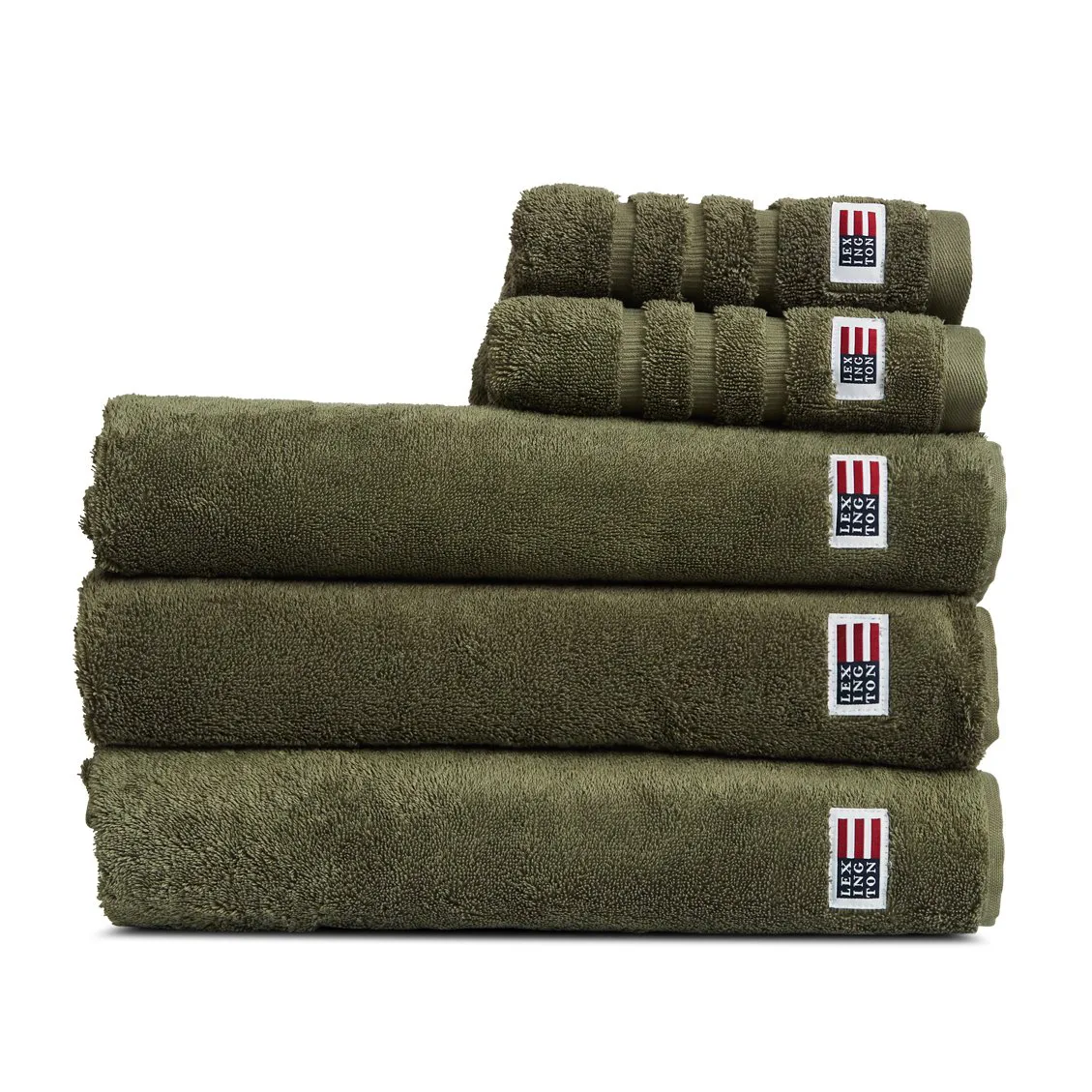 Icons Original towel 50x70 cm, dusty olive Lexington
