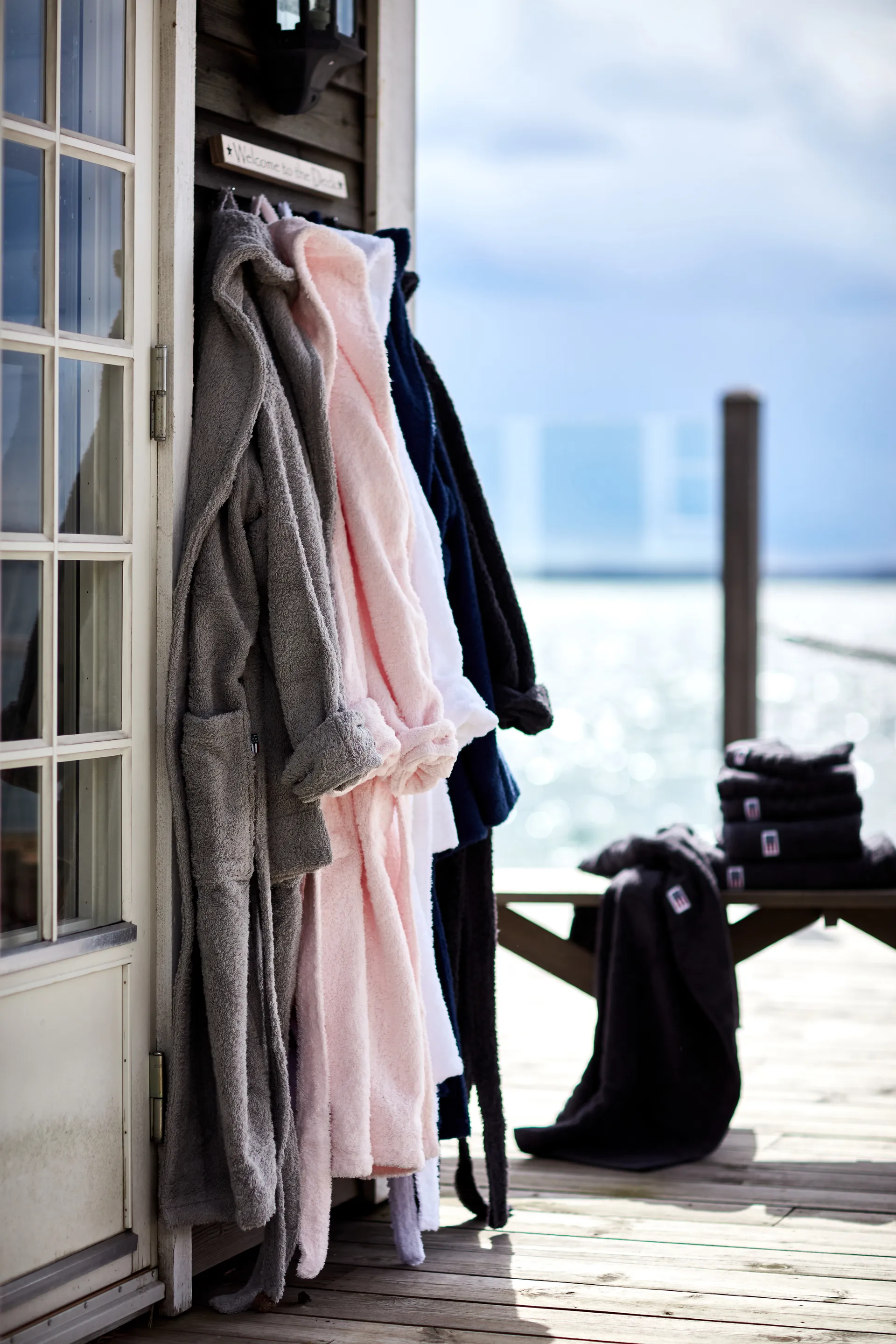Lexington Original bathrobe L, grey Lexington