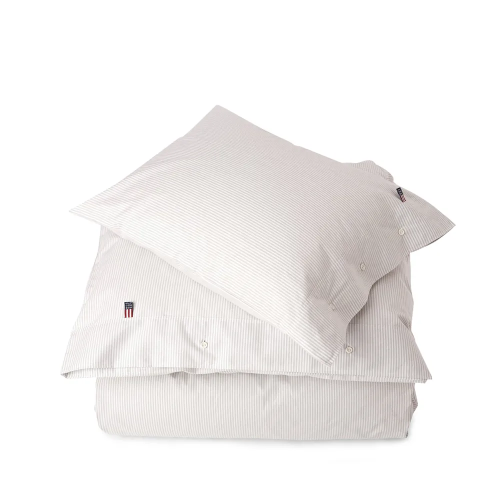 Pin Point Duvet cover, Grey/white Lexington