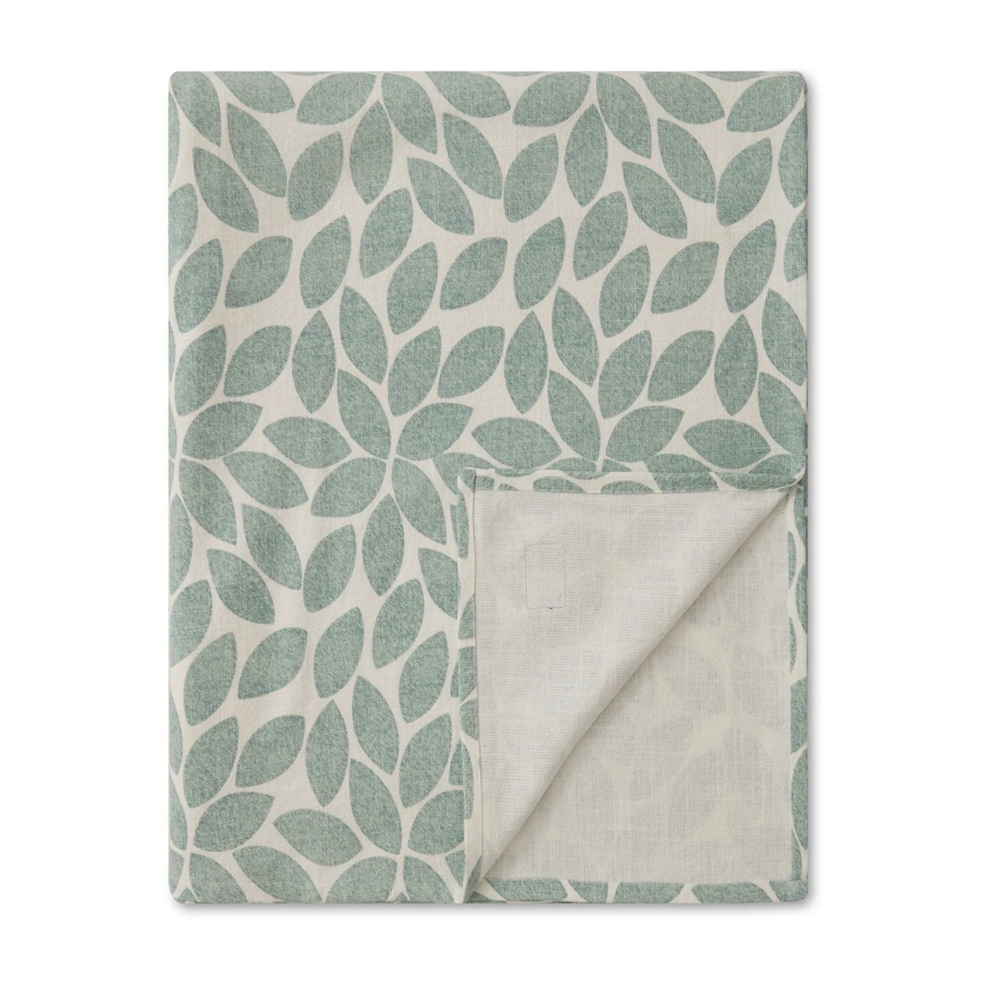 Printed Leaves tablecloth 150x250 cm, Green Lexington