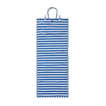 Striped beach mat 190x70 cm - Blue-white - Lexington