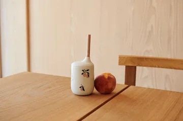Ellis printed sippy cup with straw 23 cl - Peach-Sea shell mix - Liewood
