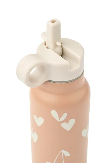 Falk water bottle 35 cl - Sweethearts-pale tuscany - Liewood