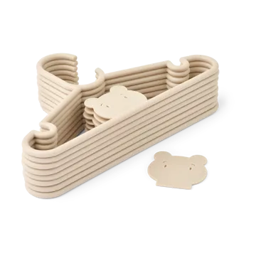 Falton Mr Bear hanger 8-pack - Mr bear-Sandy - Liewood