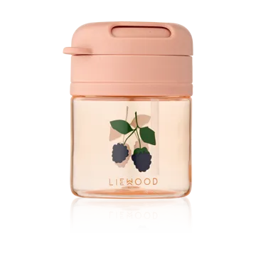 Pavia mug with straw - Berry-Pale Tuscany, 28 cl - Liewood