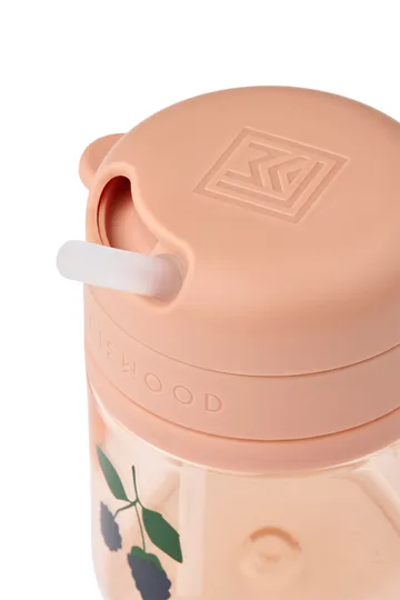 Pavia mug with straw - Berry-Pale Tuscany, 28 cl - Liewood