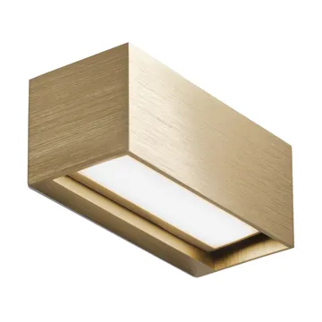 Linea W1 wall lamp switch tune - Brass 7x15 cm - Light-Point