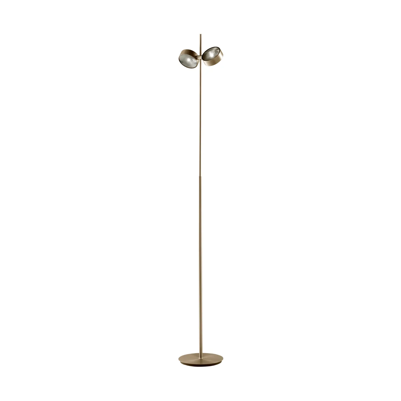 Orbit floor lamp, Brass Light-Point