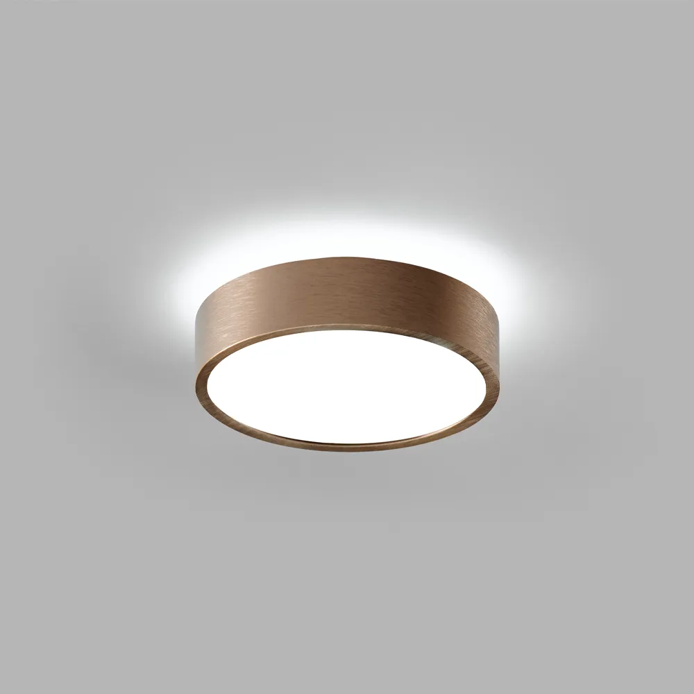 Shadow wall and ceiling lamp, Rose gold Light-Point