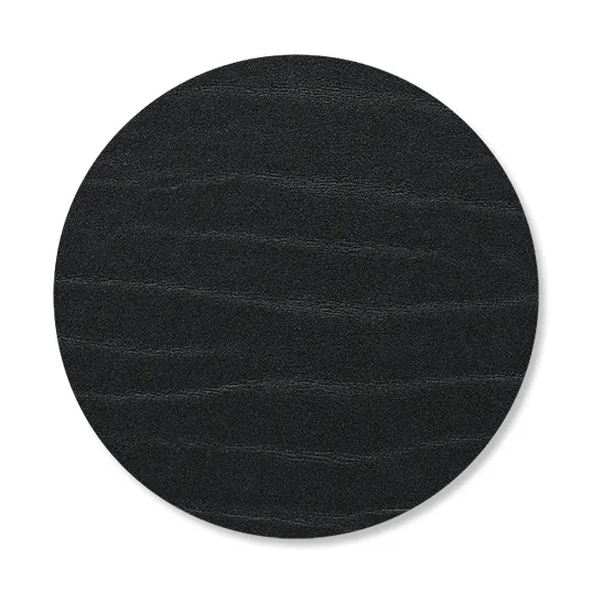 Buffalo coaster reversible circle 1 pcs, black-nature LIND DNA