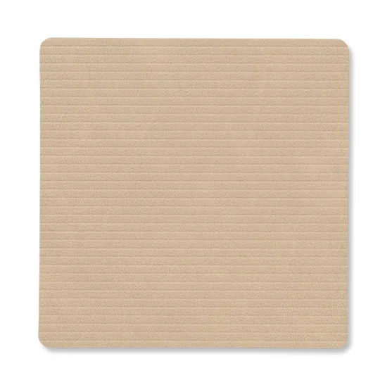 Corduroy coaster square - Sand - LIND DNA