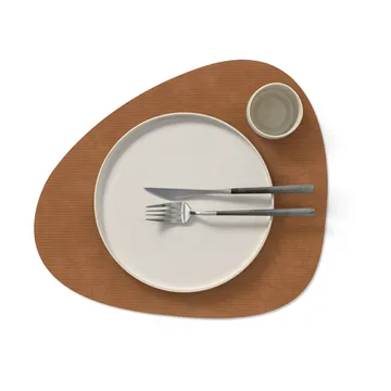 Corduroy placemat curve L - Nature - LIND DNA
