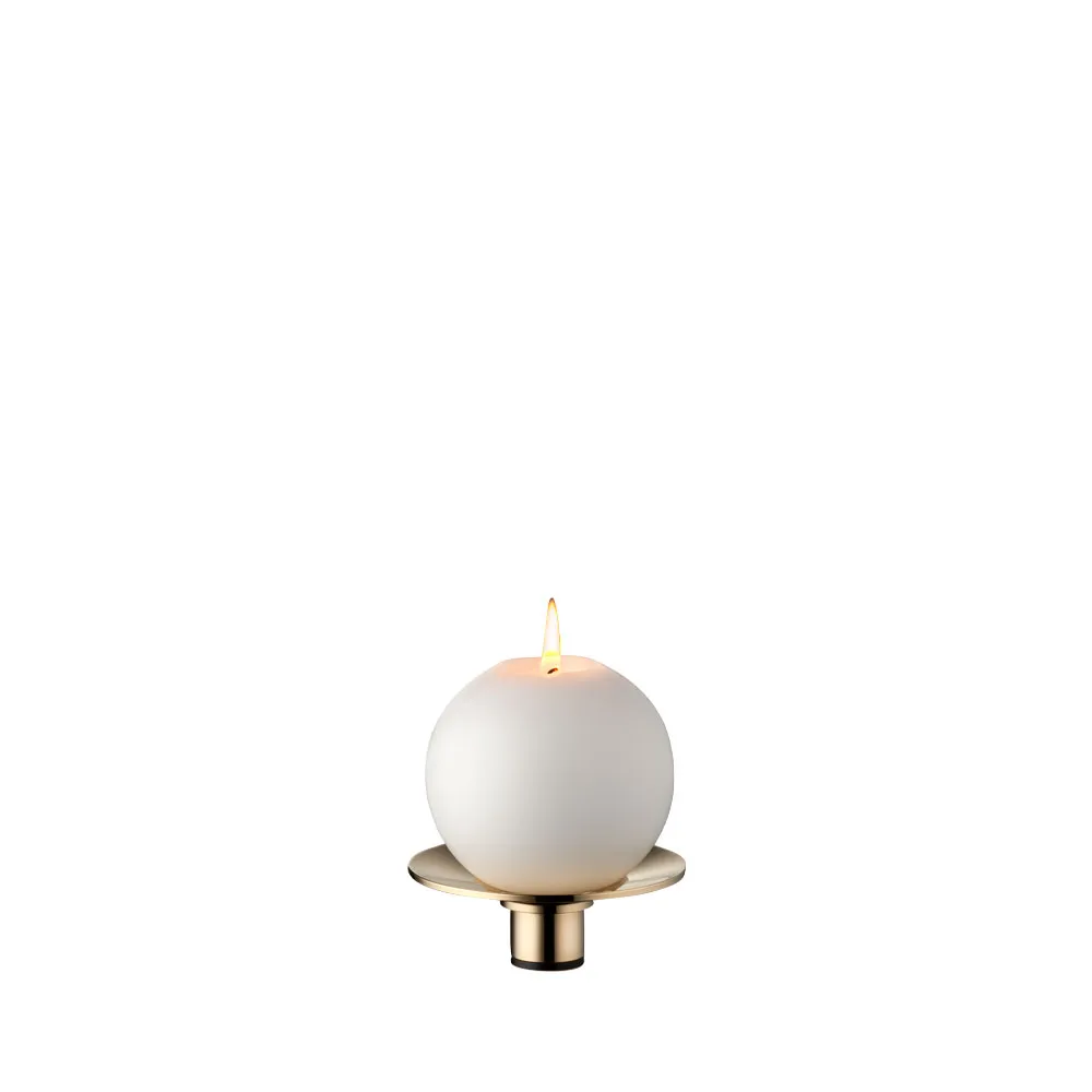 Curve Candlestick, Gold, tray LIND DNA