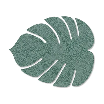 Monstera Leaf Hippo coaster - Pastel green - LIND DNA