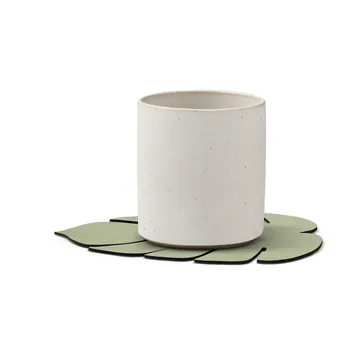 Monstera Leaf Nupo coaster - Olive green - LIND DNA
