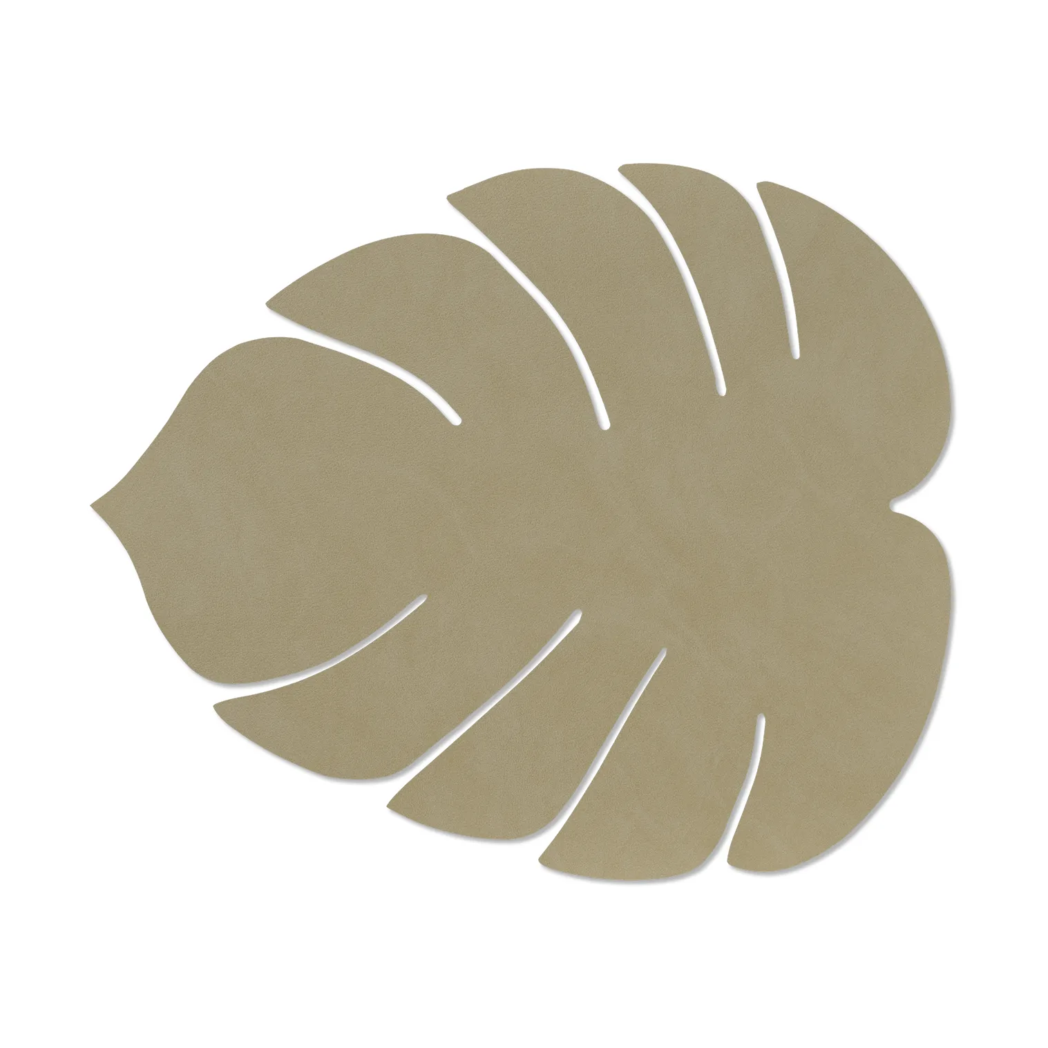 Monstera Leaf Nupo placemat L, Herbal dust LIND DNA