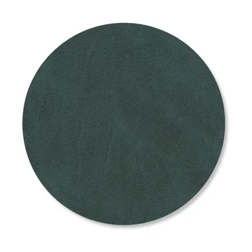 Nupo coaster circle reversible 1 pc - Dark green-olive green - LIND DNA