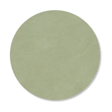 Nupo coaster circle reversible 1 pc - Dark green-olive green - LIND DNA