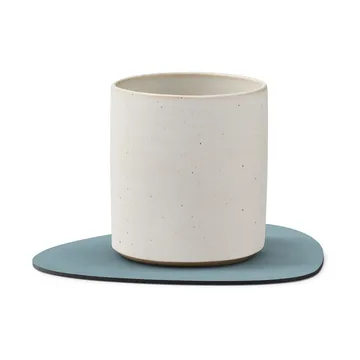 Nupo coaster reversible curve 1 pcs - lightblue-light grey - LIND DNA