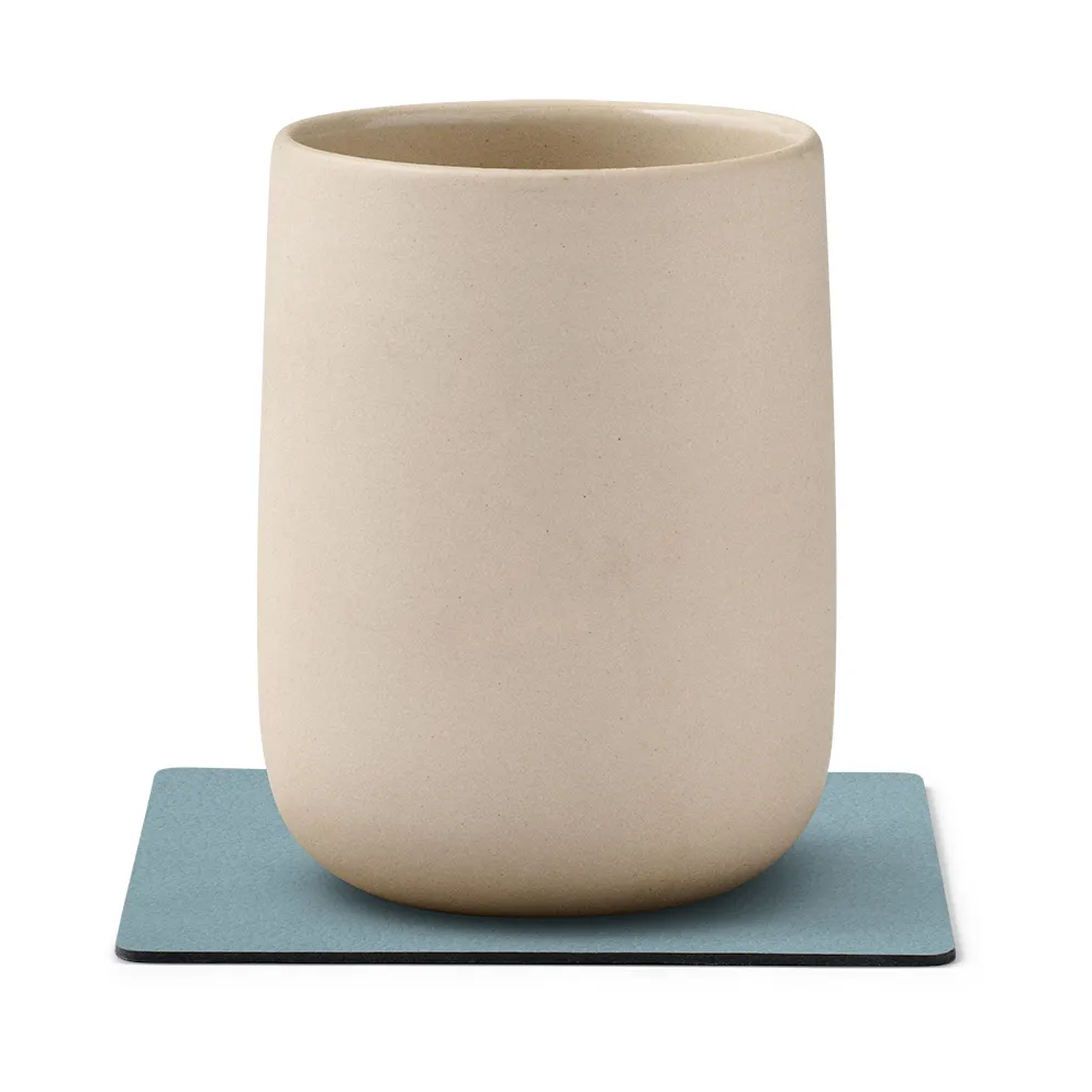 Nupo coaster reversible square 1 pc, lightblue-light grey LIND DNA