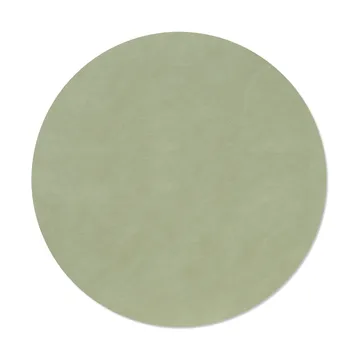Nupo placemat circle reversible XL 1 pcs - Dark green-olive green - LIND DNA