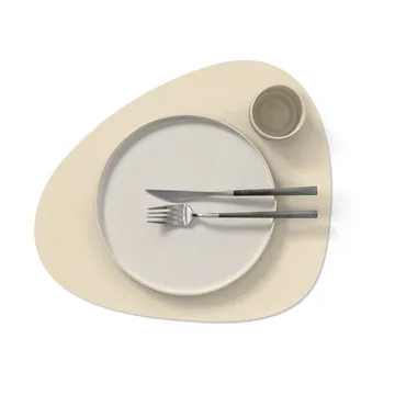 Nupo placemat curve L - Vanilla - LIND DNA