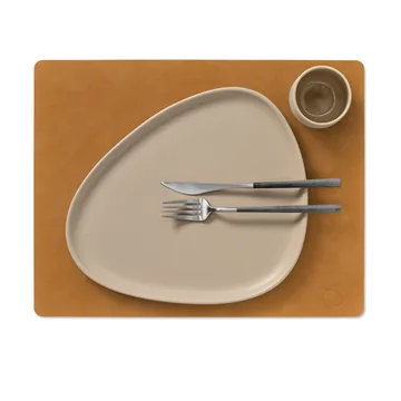 Nupo placemat square L - Burned curry - LIND DNA