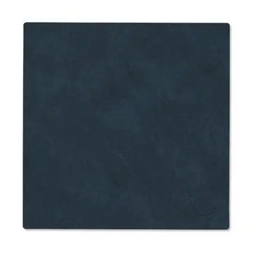 Nupo placemat square reversible S 1 pcs - Midnight blue-petrol - LIND DNA