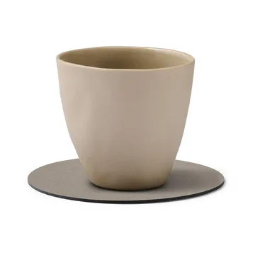 Serene coaster circle Ø10 cm - Ash - LIND DNA