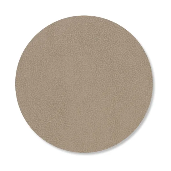 Serene coaster circle Ø10 cm - Mole Grey - LIND DNA