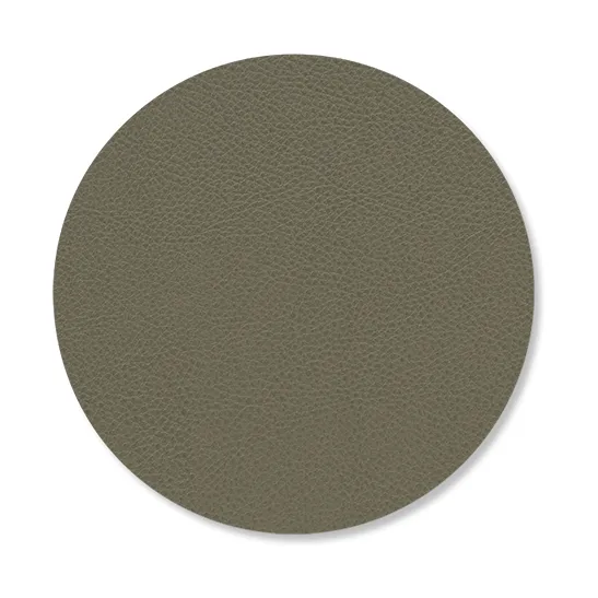 Serene coaster circle Ø10 cm, Moss LIND DNA