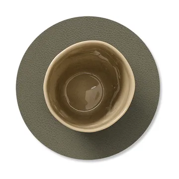 Serene coaster circle Ø10 cm - Moss - LIND DNA