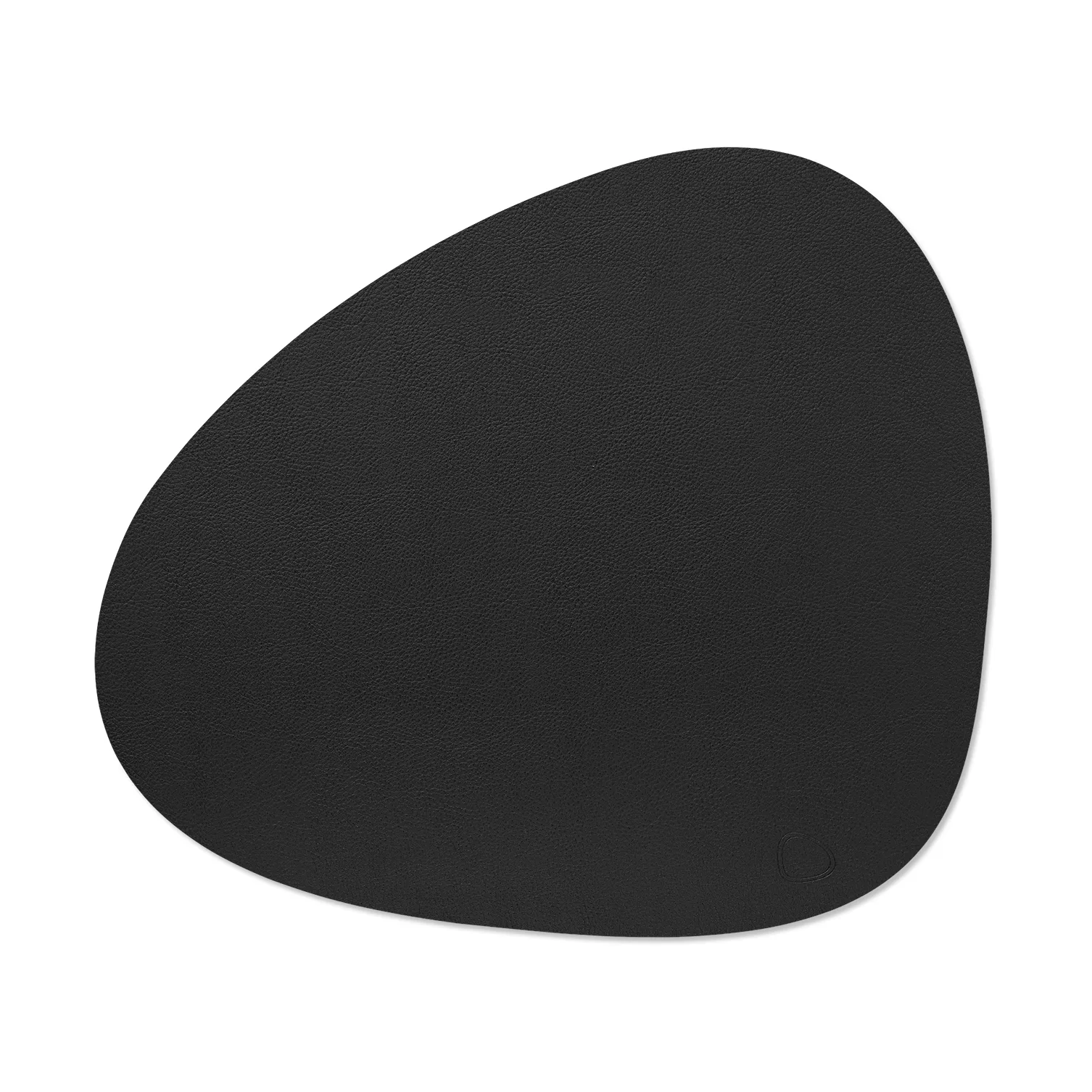 Serene placemat curve L 37x44 cm, Black LIND DNA