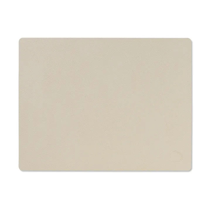 Serene placemat square M 26.5x34.5 cm - Cream - LIND DNA