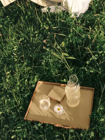 Wood Box storage for coasters - Nature-oak, square, S - LIND DNA