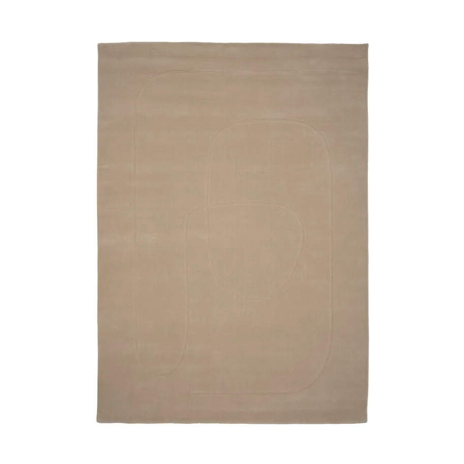 Cursive Expanse rug, Beige, 250x350 cm Linie Design