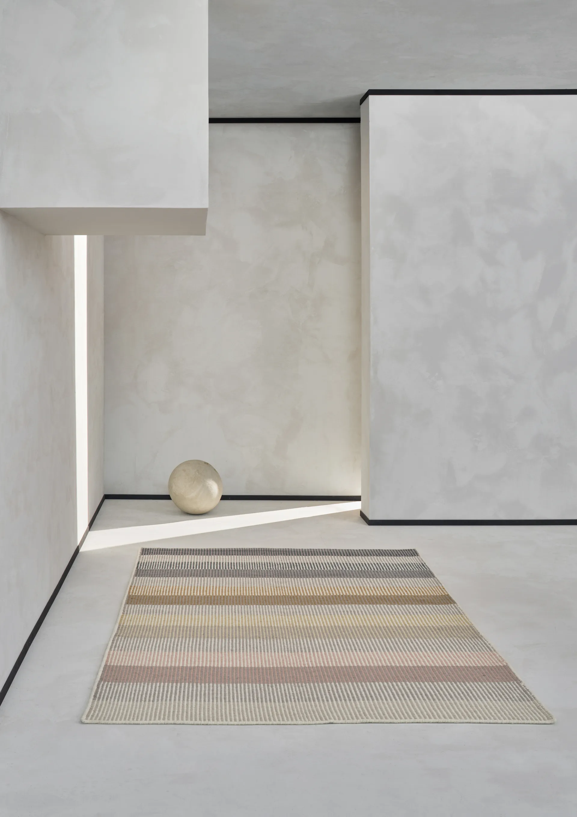 Devise wool rug 80x280 cm, Mustard Linie Design