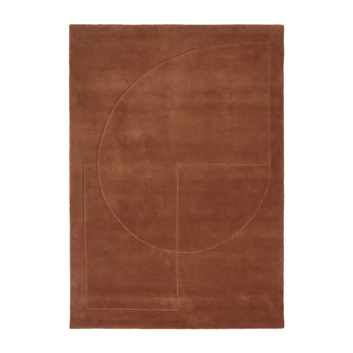 Lineal Poem wool carpet - Amber. 170x240 cm - Linie Design
