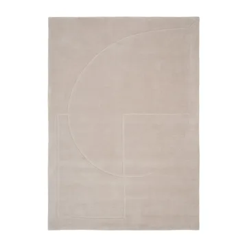 Lineal Poem wool carpet - Beige. 250x350 cm - Linie Design