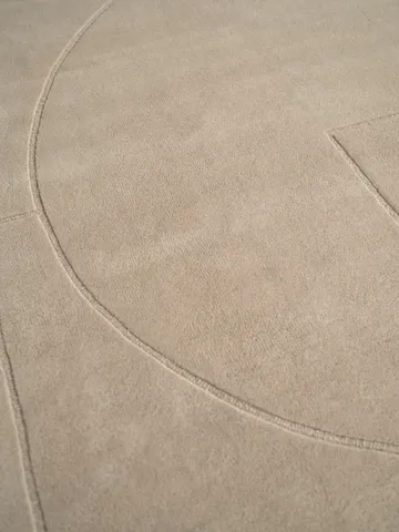 Lineal Poem wool carpet - Beige. 250x350 cm - Linie Design
