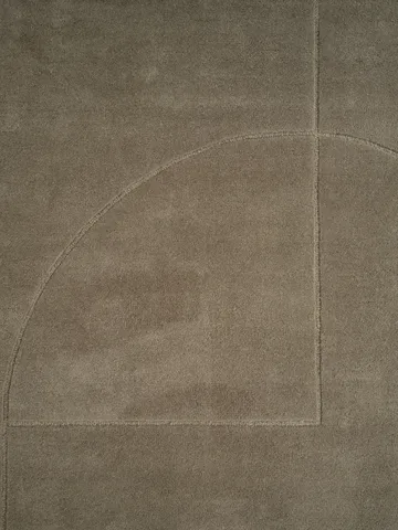 Lineal Poem wool carpet - Moss. 200x300 cm - Linie Design